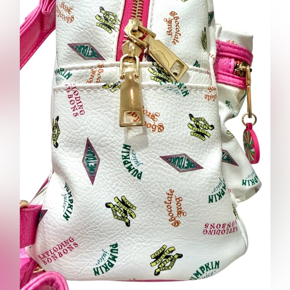 Harry Potter Wizarding Worlds Universal Studios Honeydukes Mini Backpack Pink - Picture 8 of 16